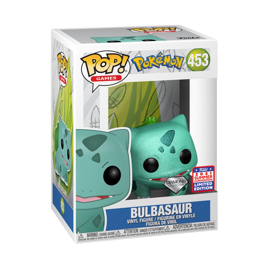 Pokemon - Bulbasaur Diamond Glitter SDCC 2021 (Pop! Vinyl)