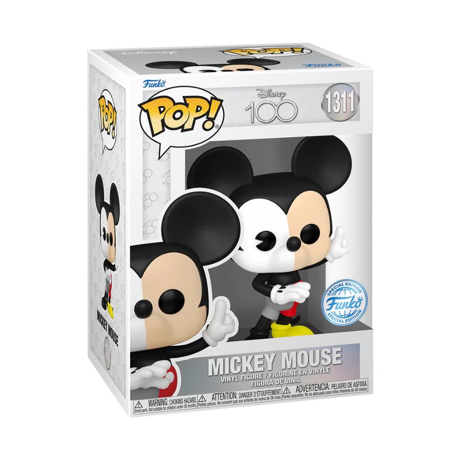 Disney 100th - Mickey Mouse (Split Colour) (Pop! Vinyl)