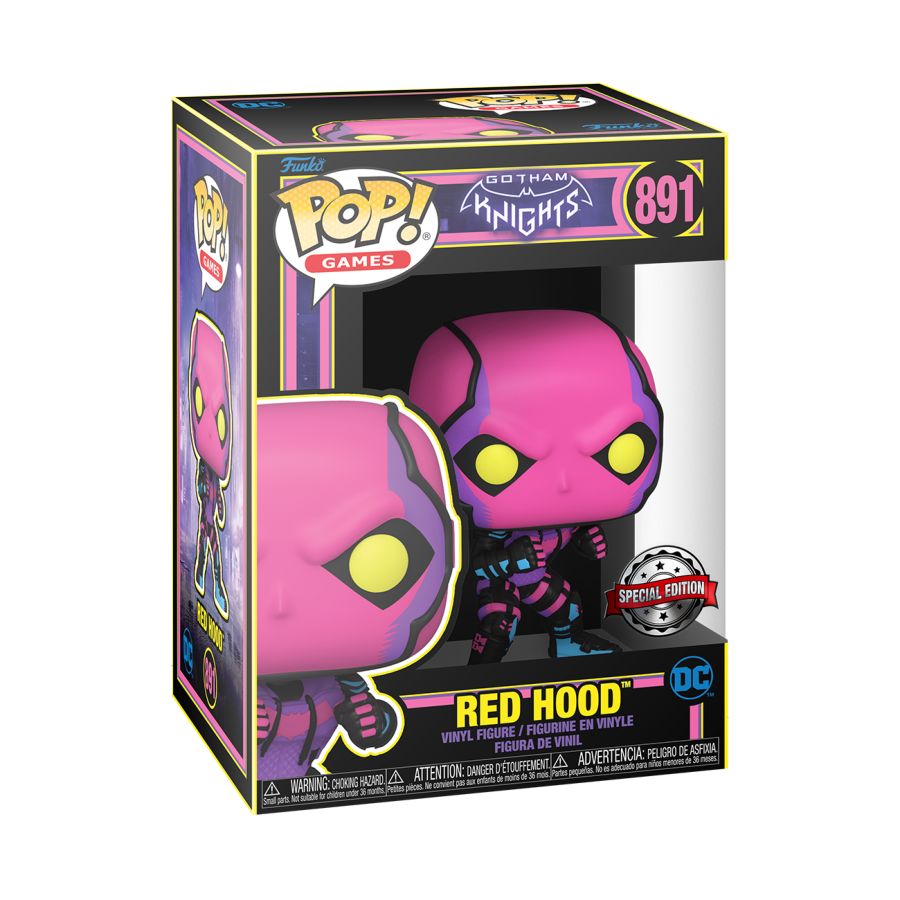 Gotham Knights - Red Hood Black Light (Pop! Vinyl)