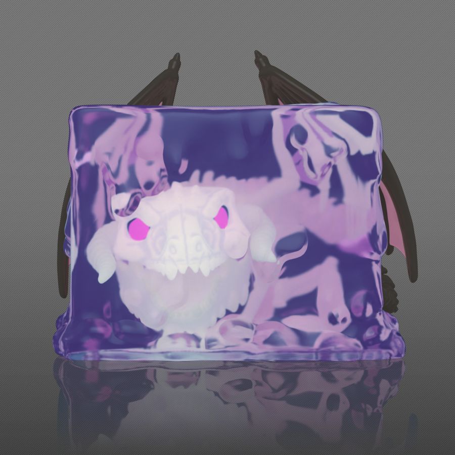 Dungeons And Dragons - Gelatinous Cube With Dracolich Glow Deluxe (Pop! Vinyl)