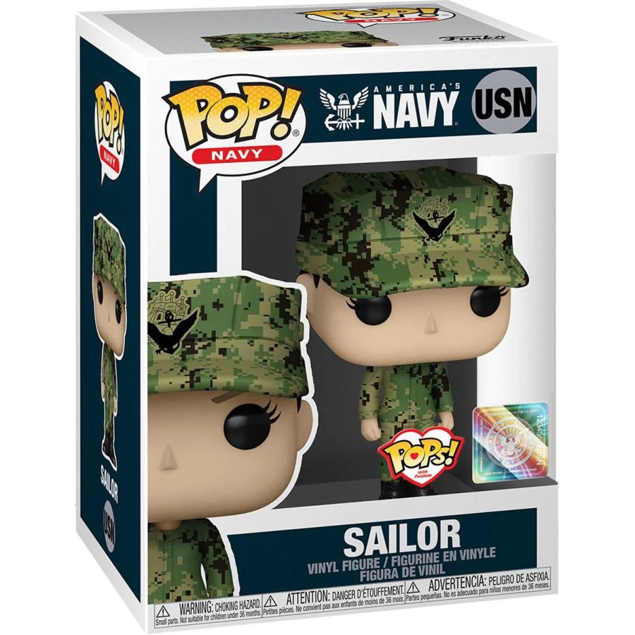 US Military: Navy - Female Caucasian (Pop! Vinyl)