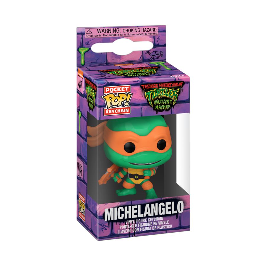Teenage Mutant Ninja Turtles: Mutant Mayhem (2023) - Michelangelo Keychain (Pop! Vinyl)