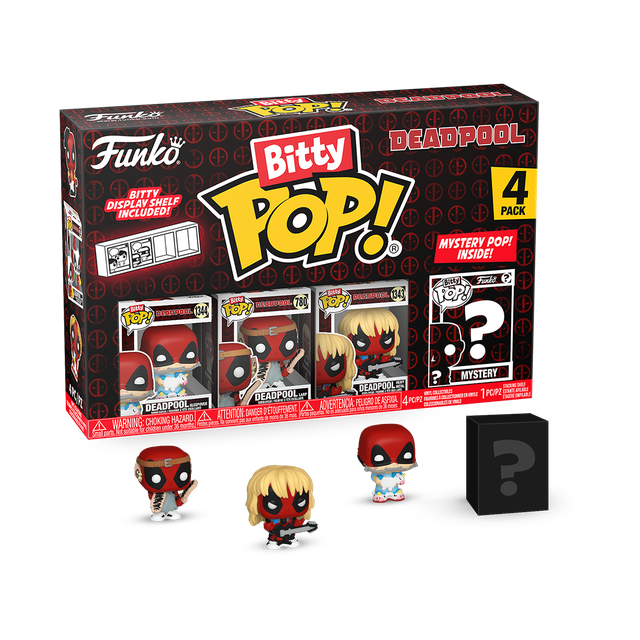Deadpool - Sleepover Bitty 4-Pack (Pop! Vinyl)