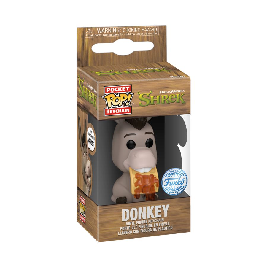 Shrek - Donkey DreamWorks 30th Anniversary Keychain (Pop! Vinyl)