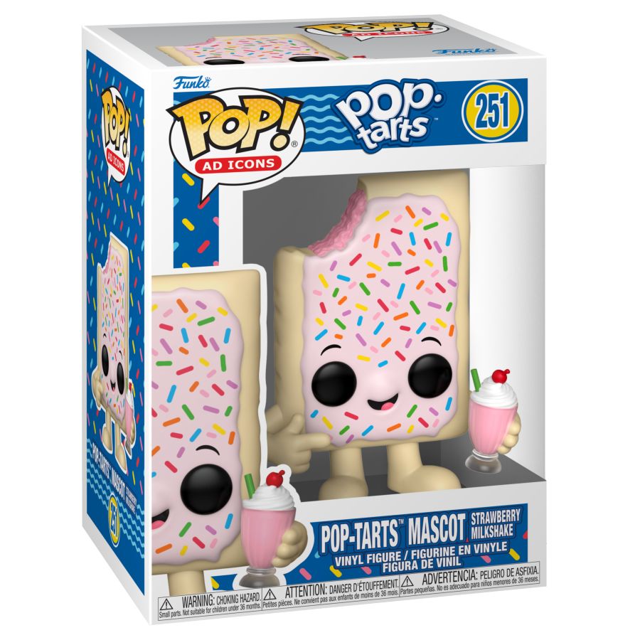 Ad Icons: Kelloggs - Pop Tart Strawberry Milkshake (Pop! Vinyl)