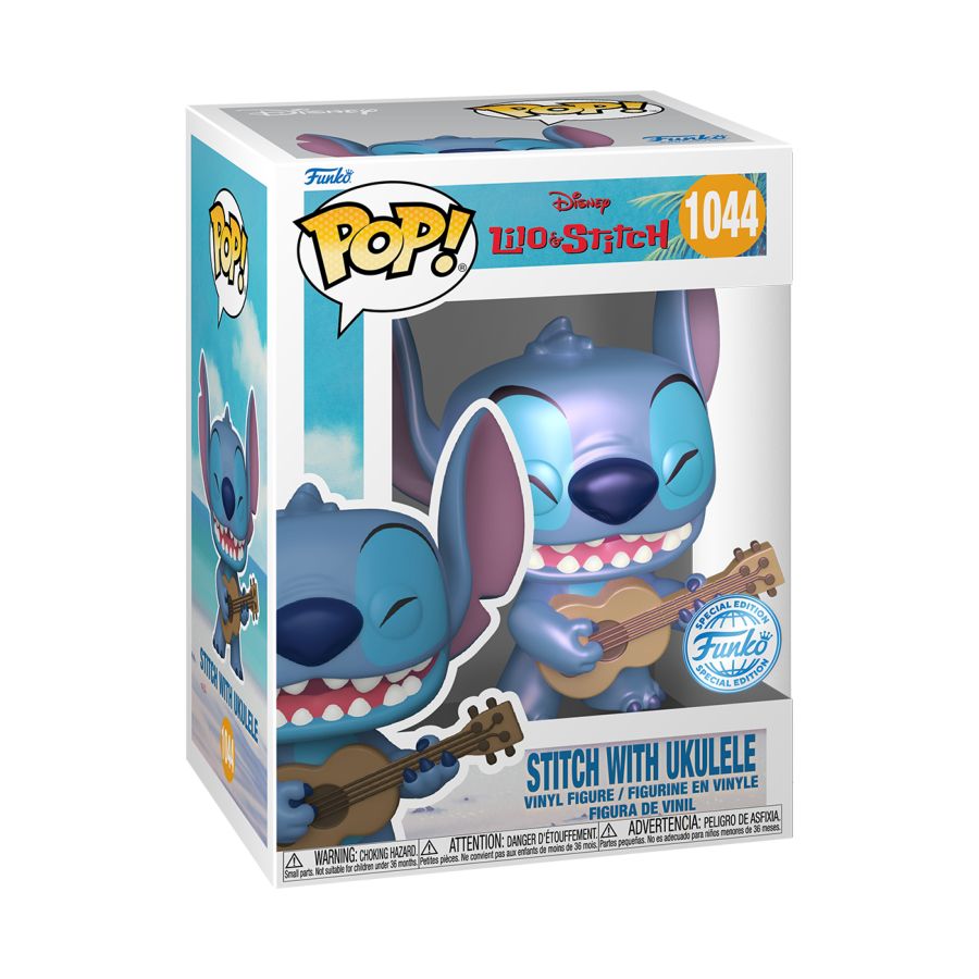 Lilo And Stitch - Stitch With Ukelele Pearlescent (Pop! Vinyl)