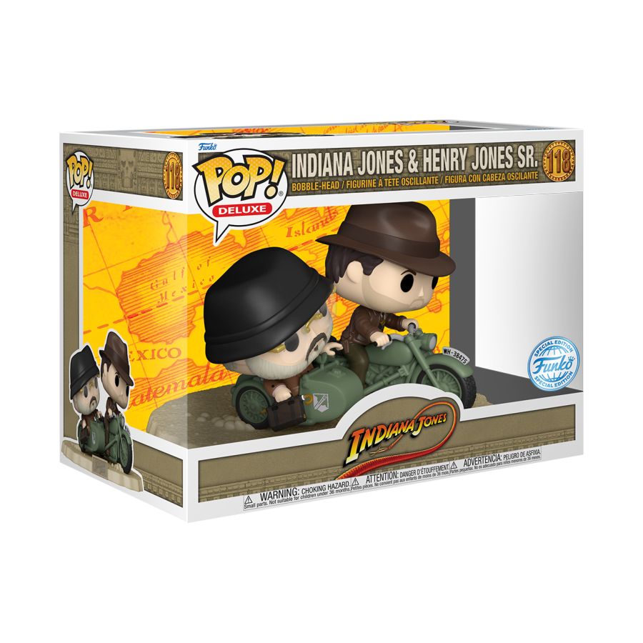 Indiana Jones And The Last Crusade - Indiana And Henry Jones Sr Pop! Ride (Pop! Vinyl)