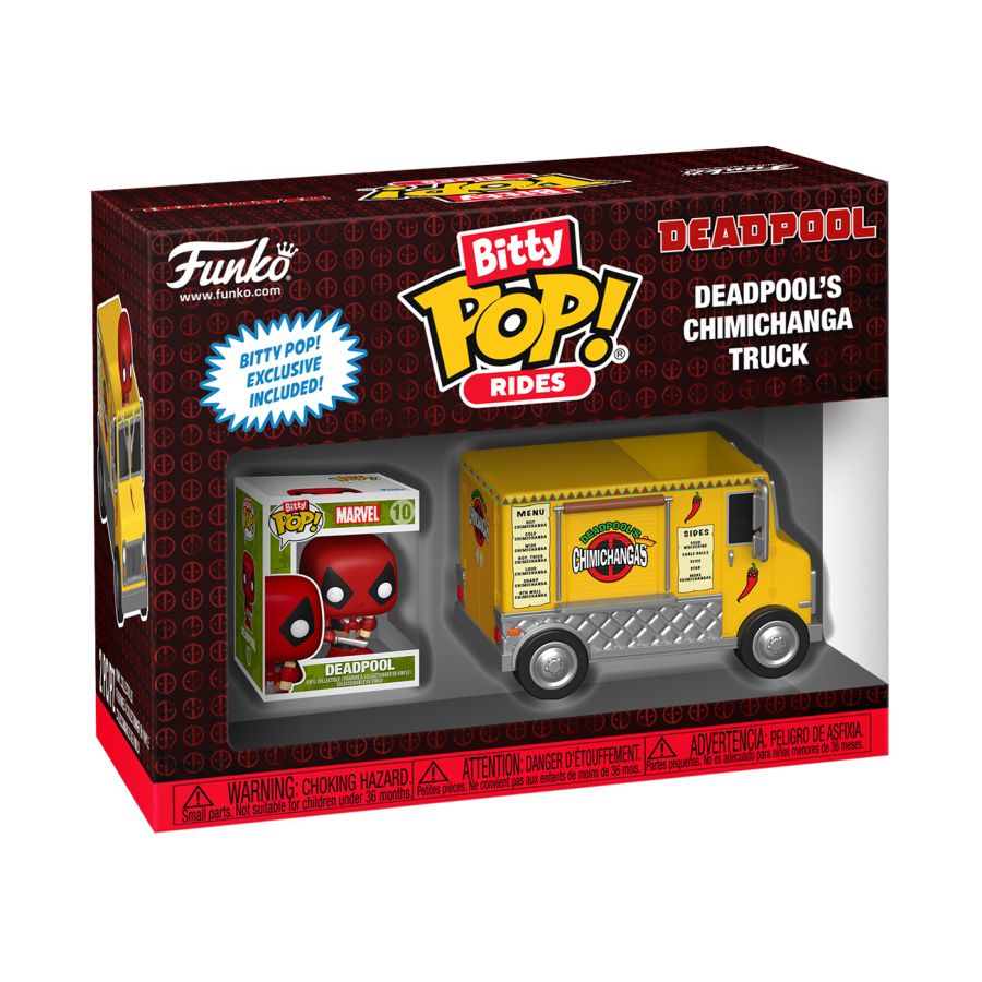 Marvel Comics - Deadpool With Food Truck Bitty Pop! Ride (Pop! Vinyl)