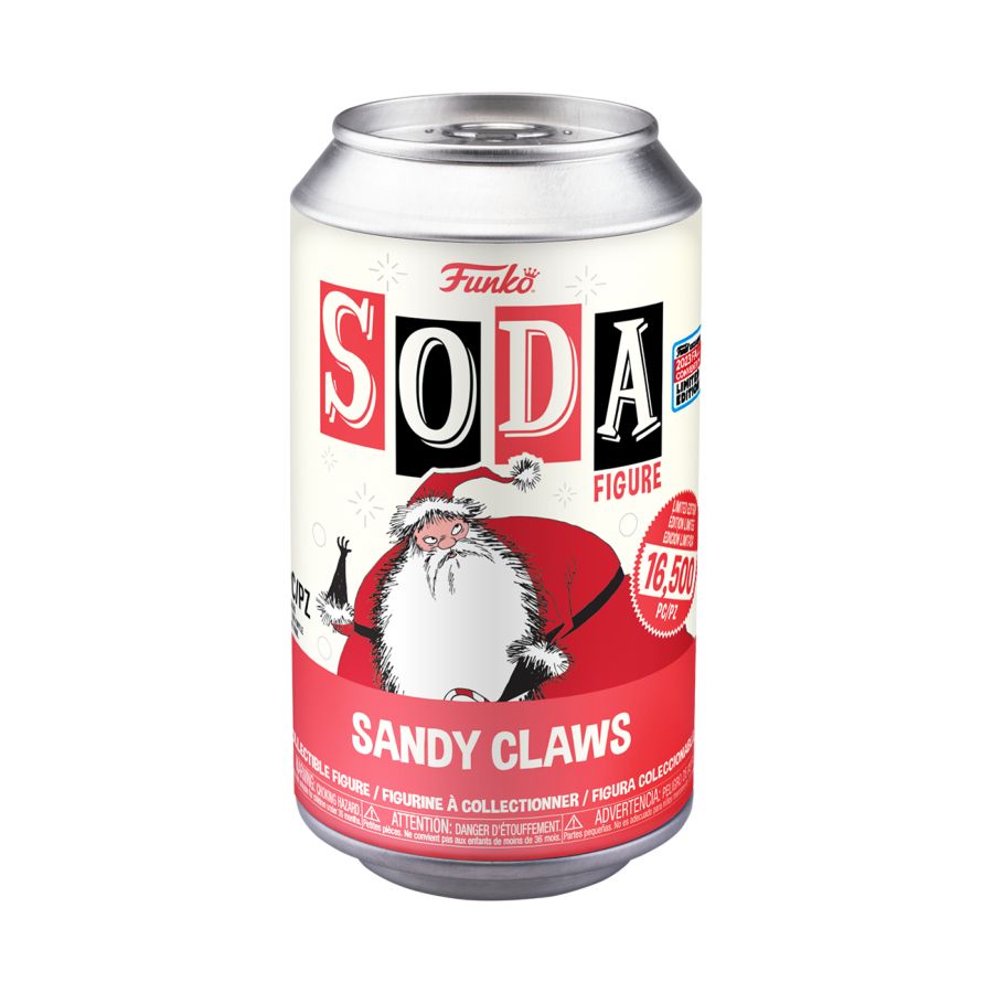 Nightmare Before Christmas - Sandy Claws NYCC 2023 Vinyl Soda (Pop! Vinyl)
