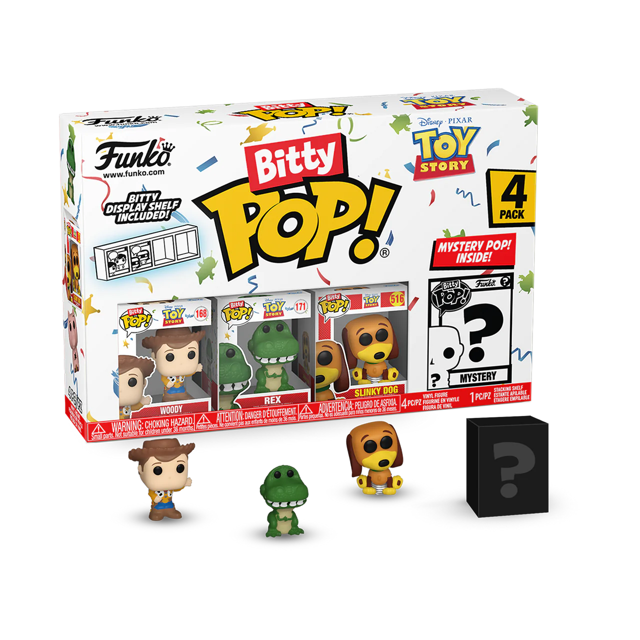 Toy Story - Woody Bitty 4-Pack (Pop! Vinyl)