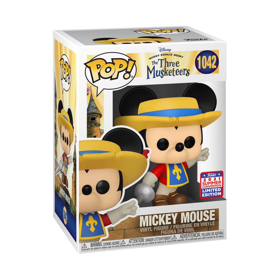 Mickey Mouse - Mickey Musketeer SDCC 2021 (Pop! Vinyl)