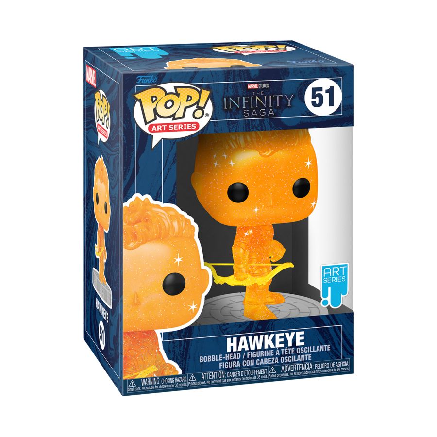 Avengers - Hawkeye Infinity Saga Orange With Protector (Pop! Vinyl)