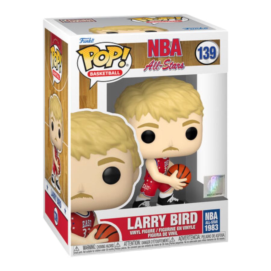 NBA: Legends - Larry Bird White All Star Uni 92 (Pop! Vinyl)