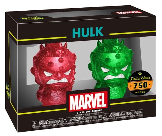 Thor 3: Ragnarok - Gladiator Hulk Red And Green XS 2-pack (Hikari Figure)