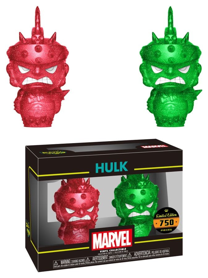 Thor 3: Ragnarok - Gladiator Hulk Red And Green XS 2-pack (Hikari Figure)