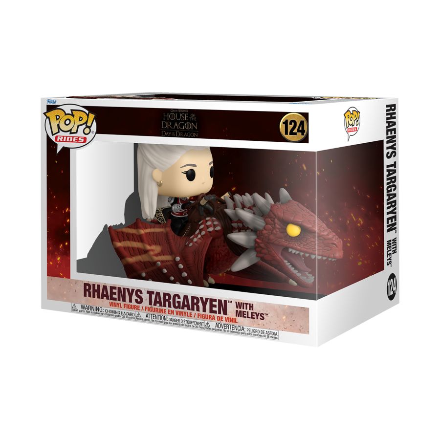 House Of The Dragon - Rhaenys Targaryen On Meleys Pop! Ride (Pop! Vinyl)