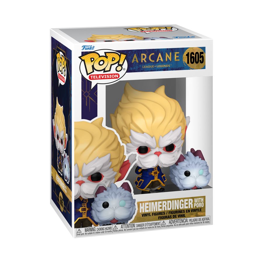 Arcane: League Of Legends (TV) - Heimerdinger With Poro (Pop! Vinyl)