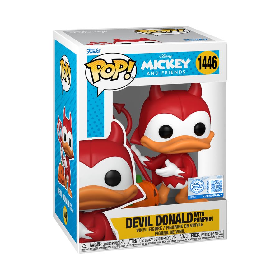 Disney - Devil Donald With Pumpkin (Pop! Vinyl)