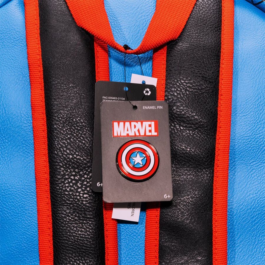 Captain America - Costume Mini Backpack With Pin (Backpack)