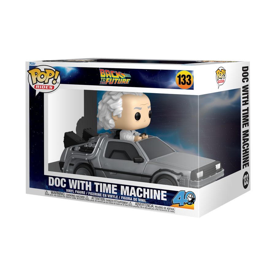 Back To The Future - Doc With Time Machine Pop! Ride (Pop! Vinyl)