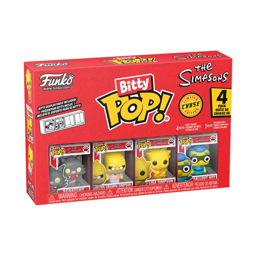 Simpsons - Scratchy Bitty 4-Pack (Pop! Vinyl)