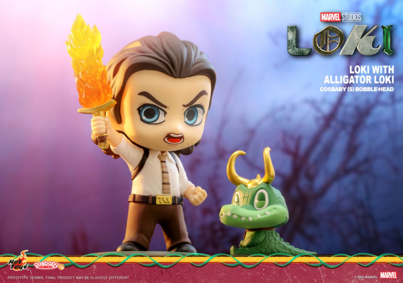 Loki With Alligator Loki (Cosbaby Figure)