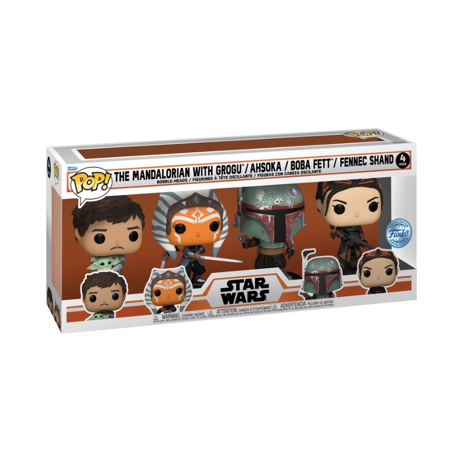 Star Wars: The Mandalorian V2 4-Pack (Pop! Vinyl)