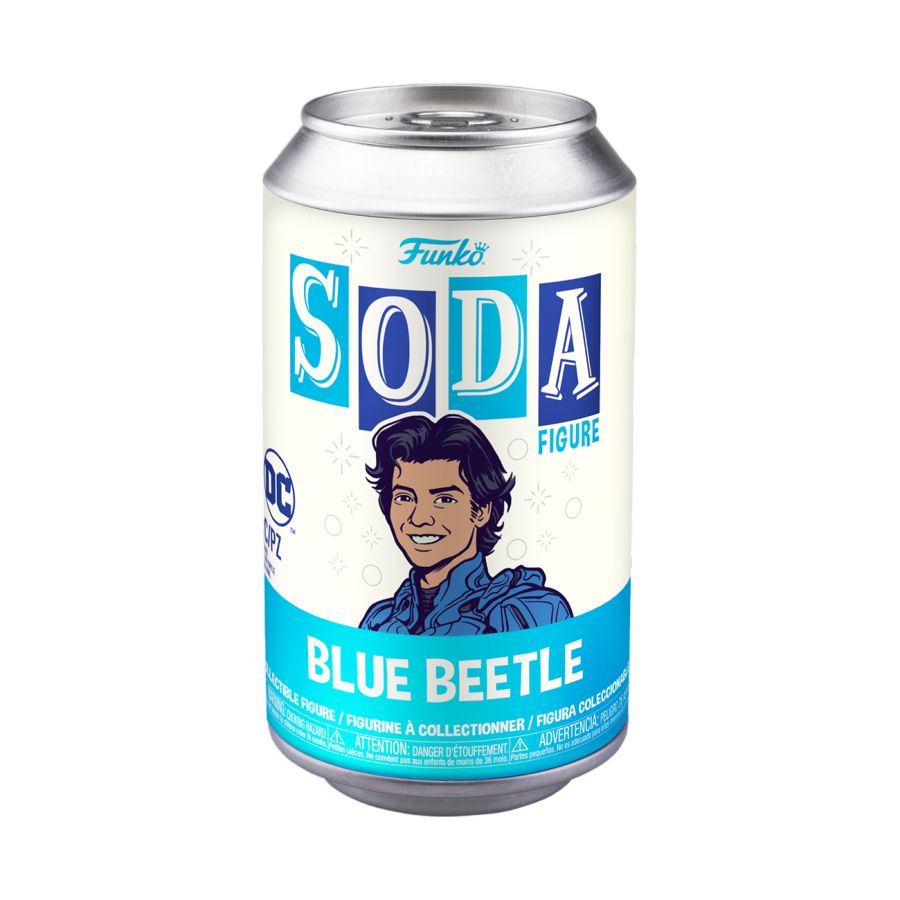 Blue Beetle 2023 - Blue Beetle Unmasked Vinyl Soda (Pop! Vinyl)