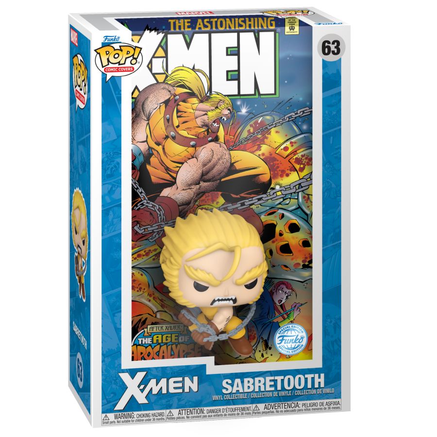 Marvel Comics - Sabretooth Age Of Apocalypse Comic Cover (Pop! Vinyl)