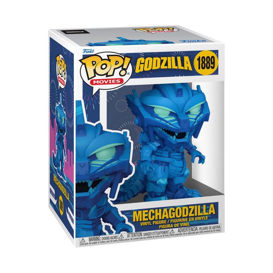 Godzilla: Retro Futurism - Mechagodzilla Blue Premium (Pop! Vinyl)