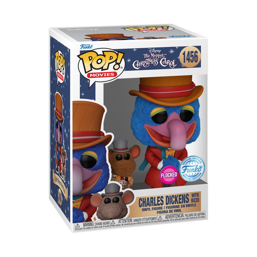 The Muppet's Christmas Carol - Gonzo With Rizzo Flocked (Pop! Vinyl)