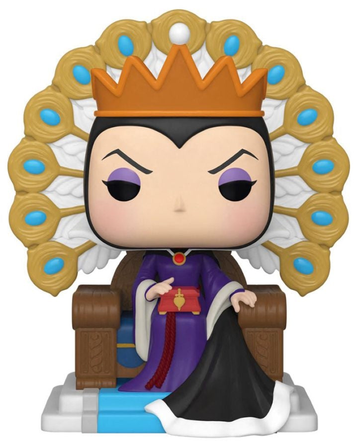 Snow White And The Seven Dwarfs - Evil Queen On Throne Deluxe (Pop! Vinyl)
