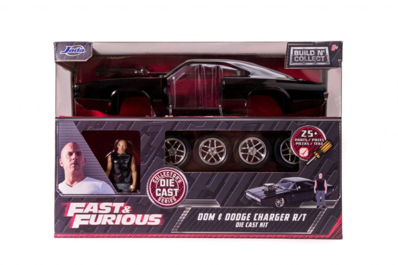 Fast And Furious - Doms Dodge Charger with Dom 1:24 Scale (Diecast Model Kit)