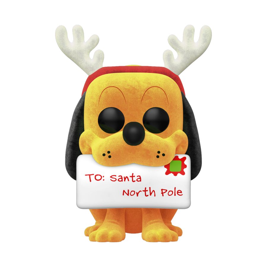 Disney - Pluto Holiday Flocked (Pop! Vinyl)