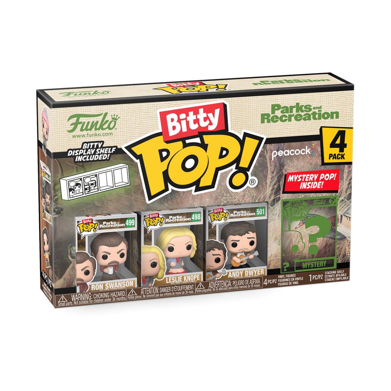 Parks And Recreation - Ron Bitty 4-Pack (Pop! Vinyl)