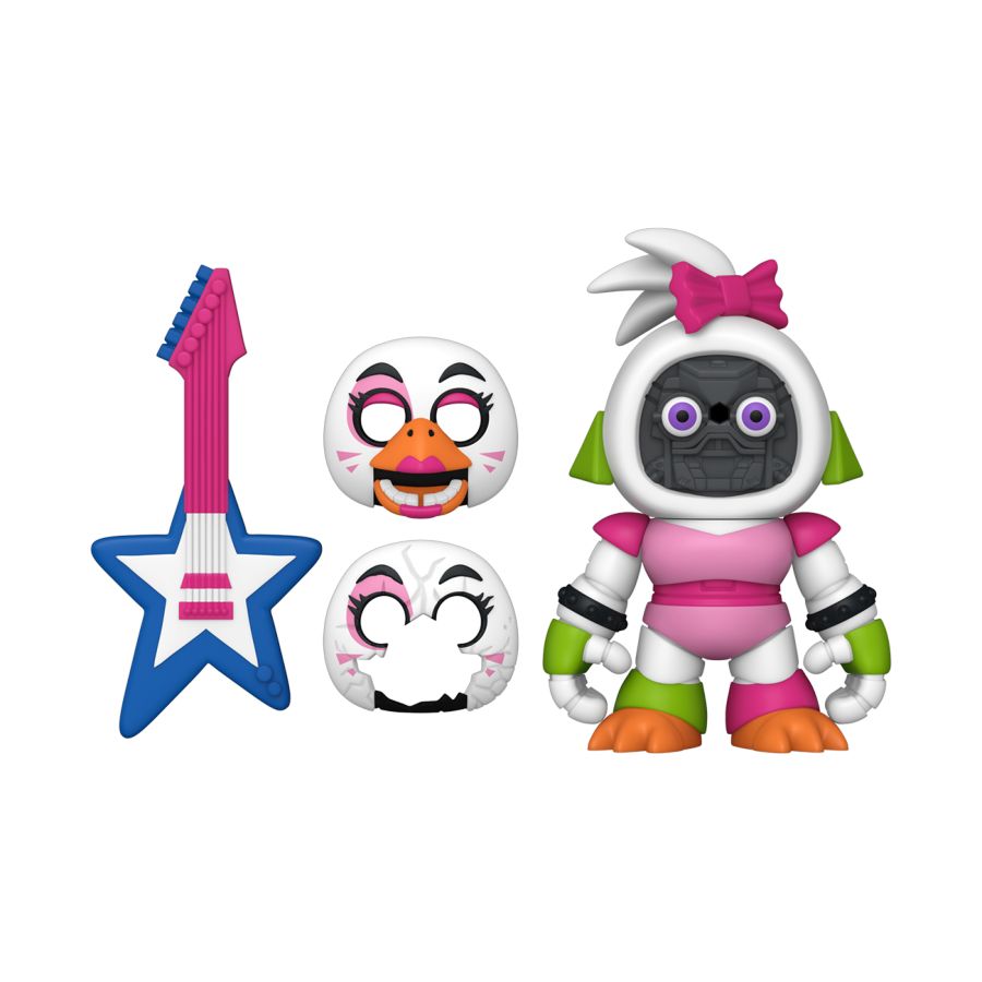Five Nights At Freddy's: Security Breach - Glamrock Chica And Montgomery Gator 2-Pack Snap (Action Figure)