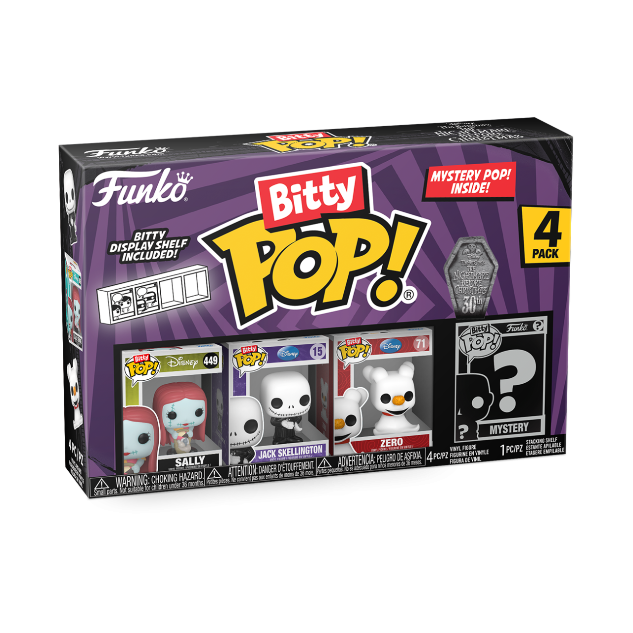 The Nightmare Before Christmas - Sally Bitty 4-Pack (Pop! Vinyl)