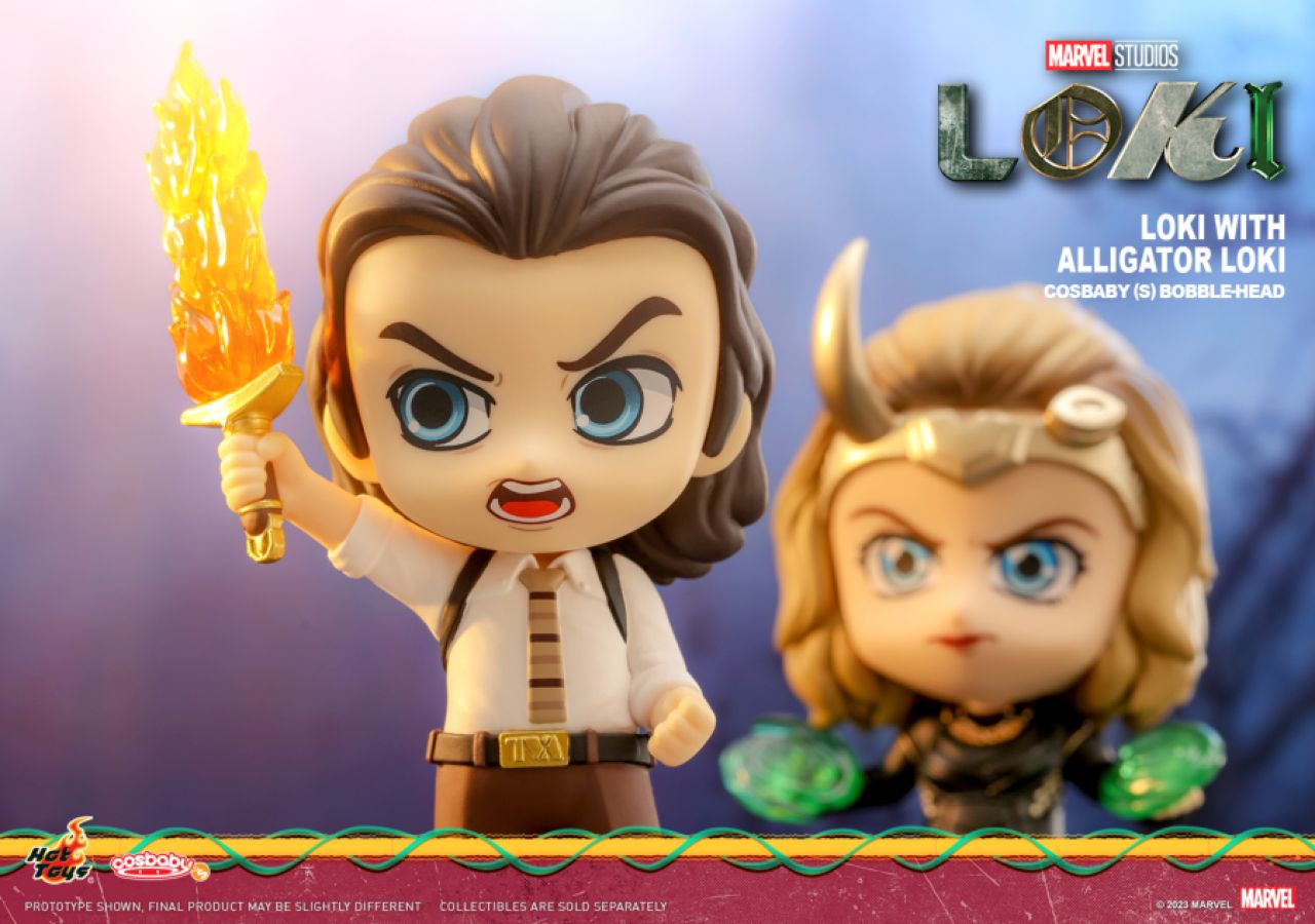 Loki With Alligator Loki (Cosbaby Figure)
