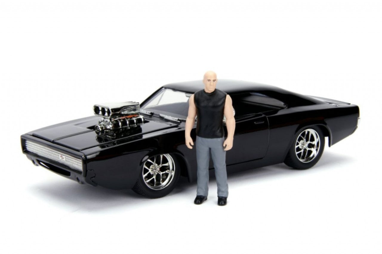 Fast And Furious - Doms Dodge Charger with Dom 1:24 Scale (Diecast Model Kit)
