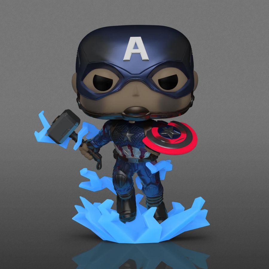 Avengers 4: Endgame - Captain America Metallic Glow (Pop! Vinyl)