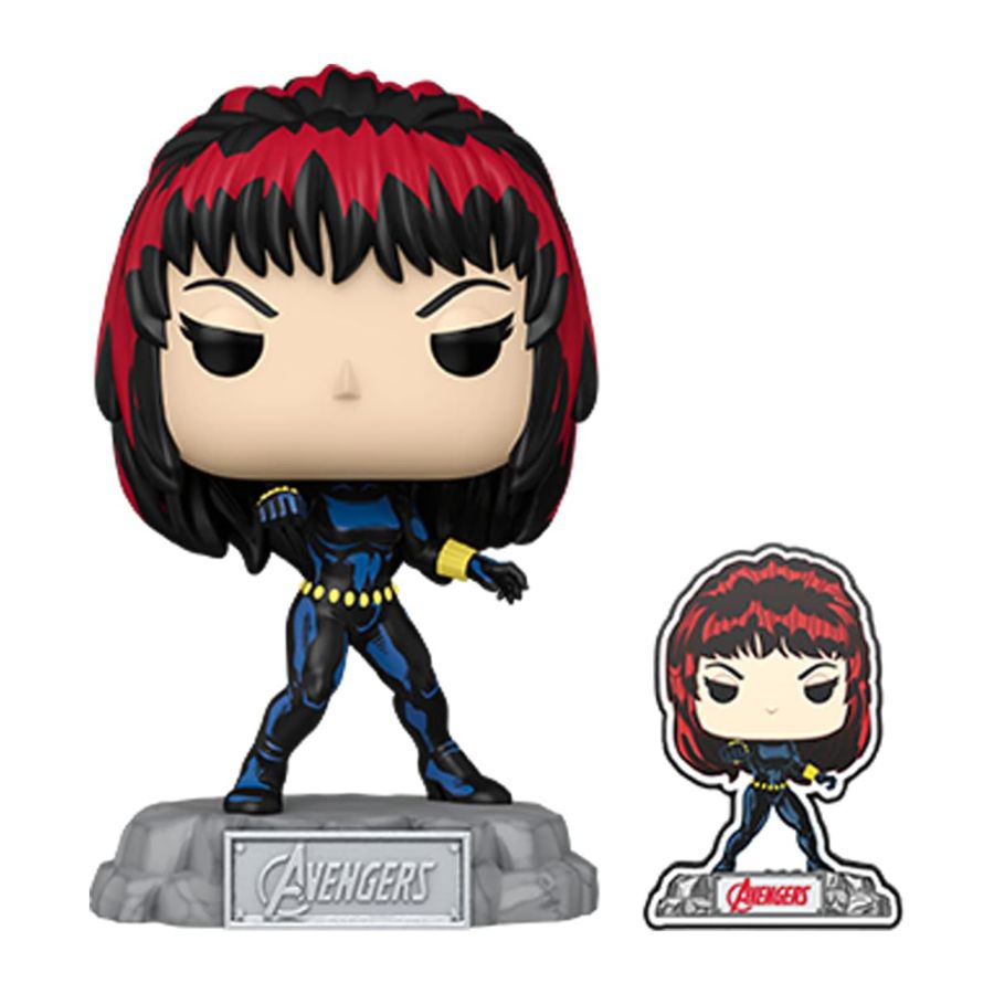 Avengers 60th Anniversary - Black Widow With Pin (Pop! Vinyl)