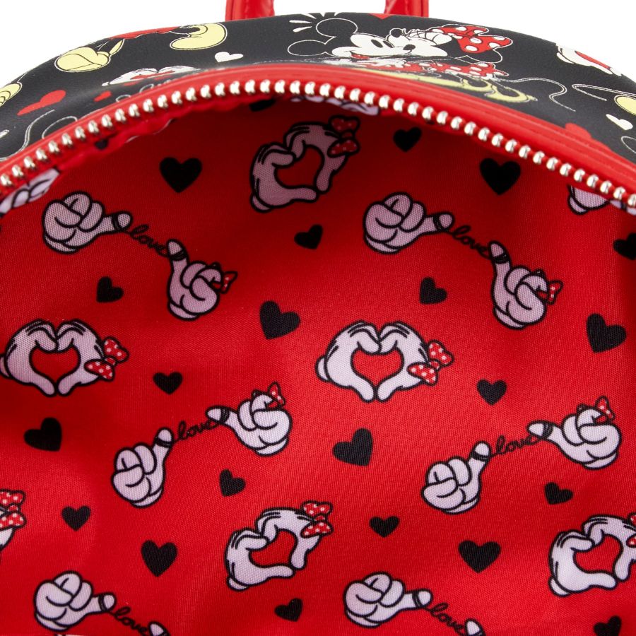 Mickey Mouse - Mickey And Minnie Heart Hands Mini (Backpack)