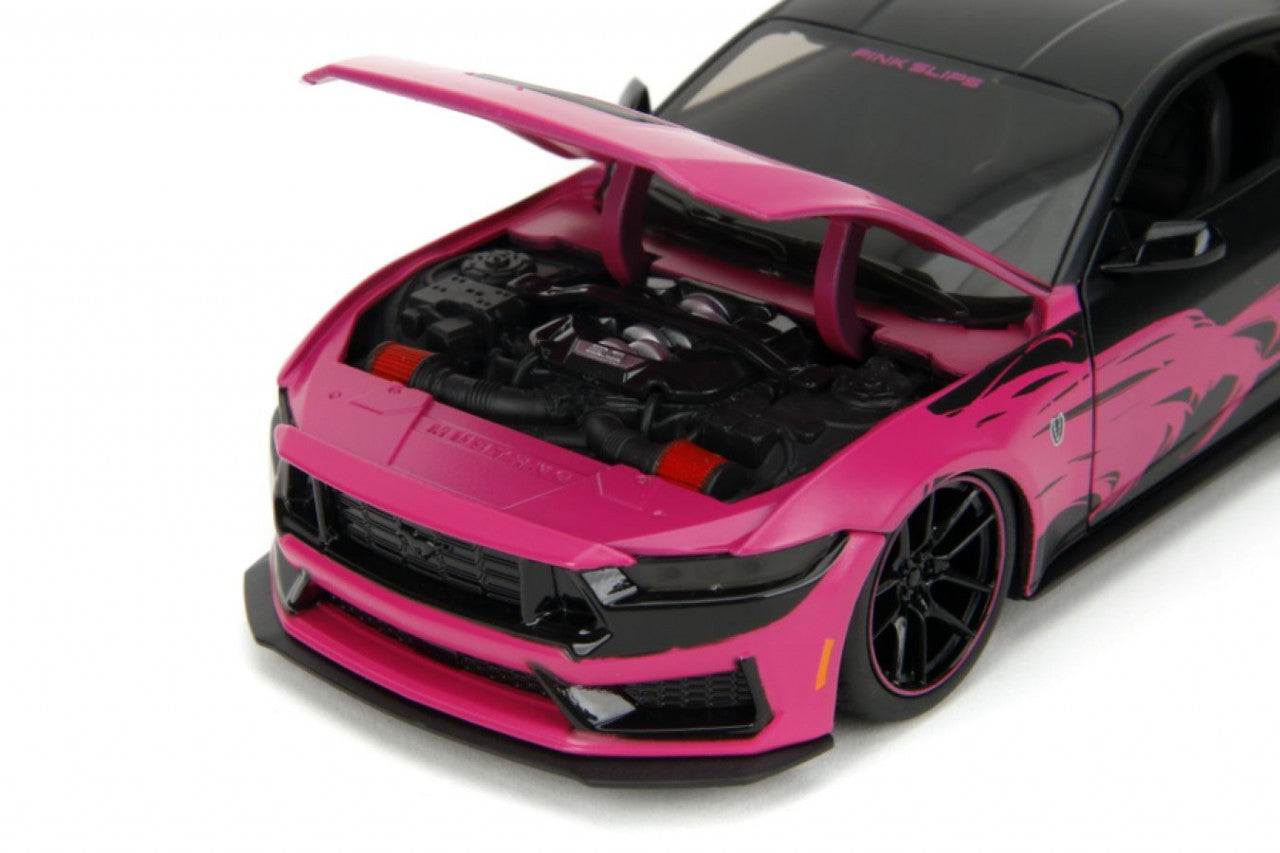 Pink Slips - 2024 Ford Mustang Dark Horse 1:24 Scale Diecast (Model Car)