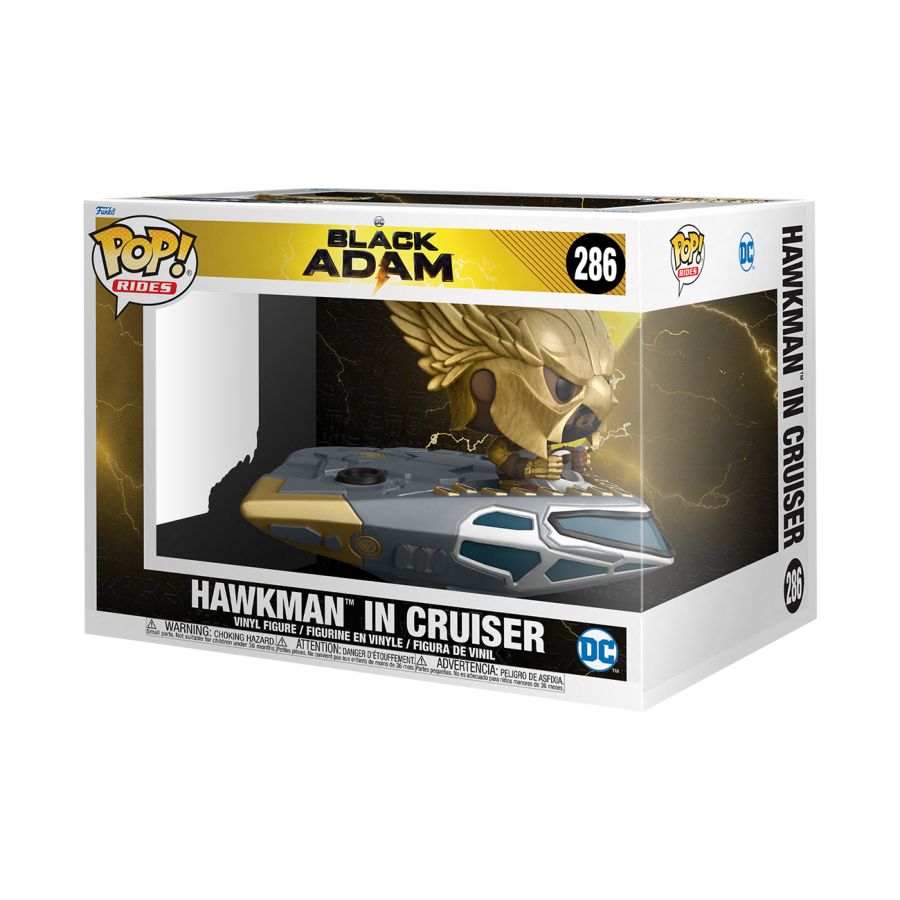 Black Adam 2022 - Hawkman In Cruiser Pop! Ride (Pop! Vinyl)
