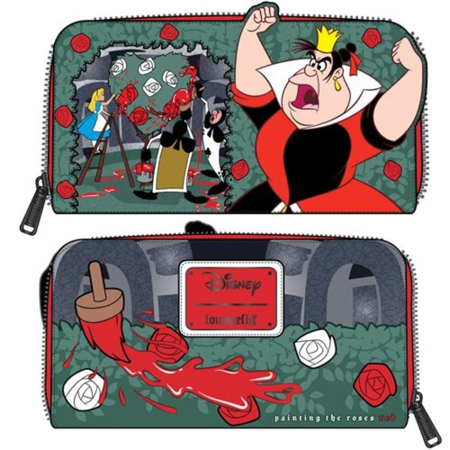 Alice In Wonderland - Queen Of Hearts Zip (Purse)