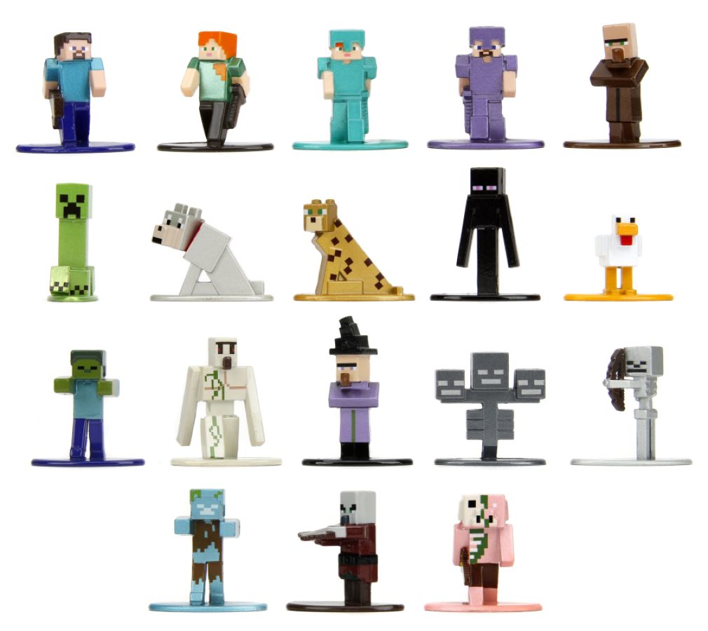 Minecraft - Nano MetalFig 18-Pack Wave 12 (Action Figure)