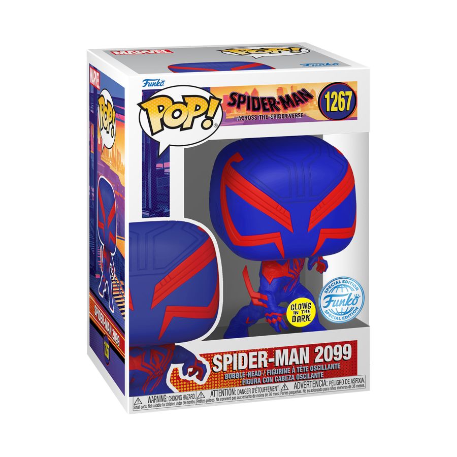 Spider-Man: Across The Spider-Verse - Spider-Man 2099 Alt Glow (Pop! Vinyl)