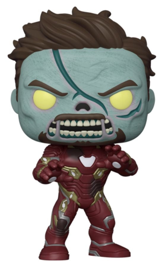 What If - Zombie Iron Man Metallic 10" (Pop! Vinyl)