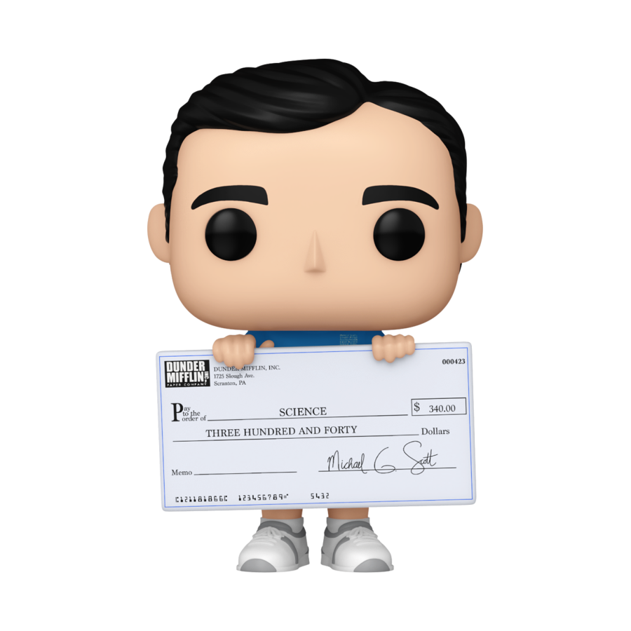 The Office - Fun Run Michael With Cheque (Pop! Vinyl)
