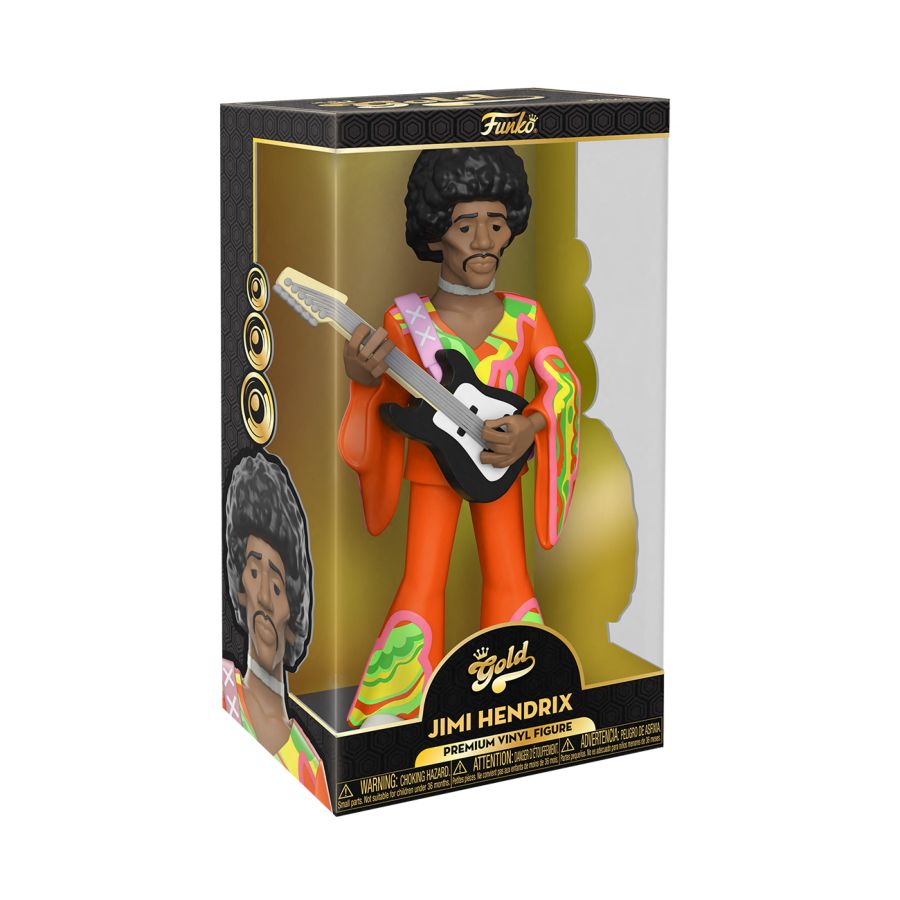 Jimi Hendrix 12" Vinyl Gold (Vinyl Figure)